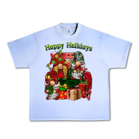 Grape Ice happy holidays gnomes truck Urban Heavy Tee - BarkalooDesign