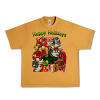 Peanut Butter happy holidays gnomes truck Urban Heavy Tee - BarkalooDesign