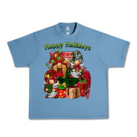 Happy Holidays Gnomes Truck Urban Heavy Tee | Teevron
