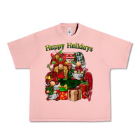 Salmon happy holidays gnomes truck Urban Heavy Tee - BarkalooDesign