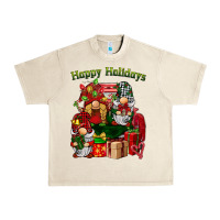 Sandshell happy holidays gnomes truck Urban Heavy Tee - BarkalooDesign