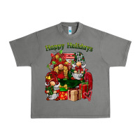 Tornado happy holidays gnomes truck Urban Heavy Tee - BarkalooDesign