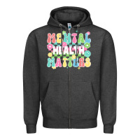 Charcoal Heather mental health matters Zipper Hoodie - JahusDesignShop