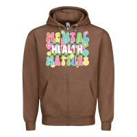 Chestnut mental health matters Zipper Hoodie - JahusDesignShop