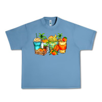 Pebble Blue mango farm fresh coffee cups Urban Heavy Tee - Zillion Design Studio