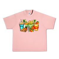 Salmon mango farm fresh coffee cups Urban Heavy Tee - Zillion Design Studio