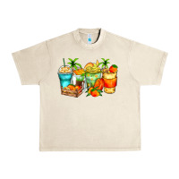 Sandshell mango farm fresh coffee cups Urban Heavy Tee - Zillion Design Studio
