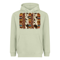 Matcha serape sunflower cowhide leopard brushstroke Heavyweight Hoodie - AdoDesignShop