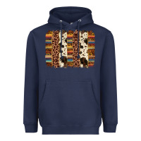 Navy serape sunflower cowhide leopard brushstroke Heavyweight Hoodie - AdoDesignShop
