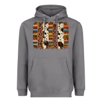 Storm serape sunflower cowhide leopard brushstroke Heavyweight Hoodie - AdoDesignShop