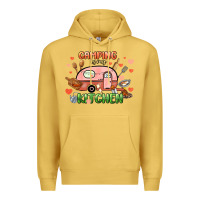 Antique Gold camping is my kitchen Premium Hoodie - NancyCooperArtShop