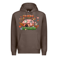 Coffee camping is my kitchen Premium Hoodie - NancyCooperArtShop