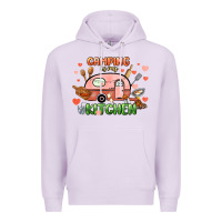 Lilac camping is my kitchen Premium Hoodie - NancyCooperArtShop