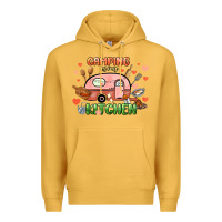 Mustard camping is my kitchen Premium Hoodie - NancyCooperArtShop