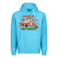 Ocean Blue camping is my kitchen Premium Hoodie - NancyCooperArtShop