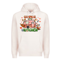 Pale Pink camping is my kitchen Premium Hoodie - NancyCooperArtShop