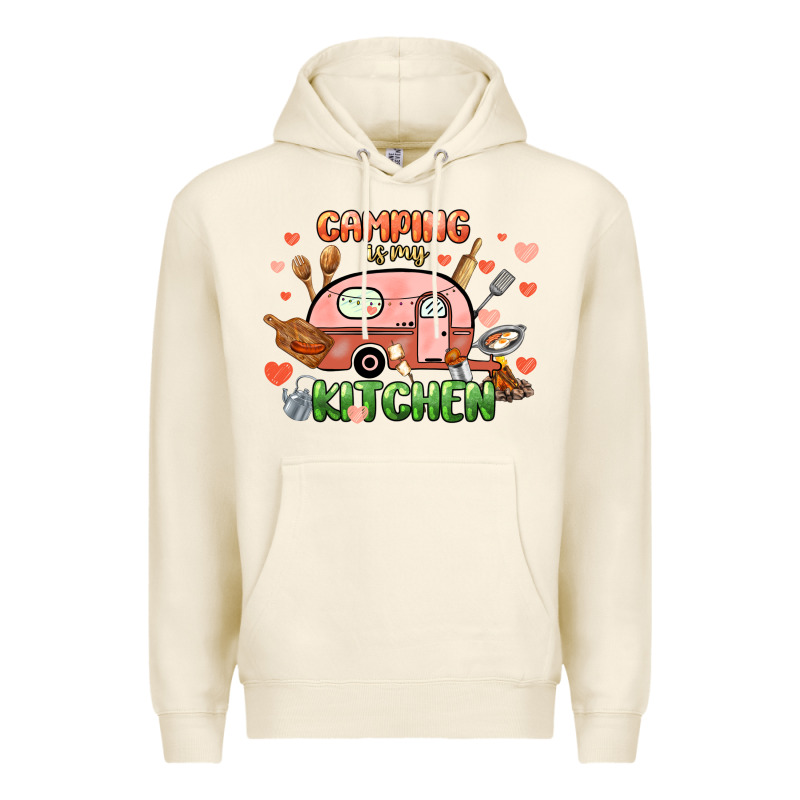 Camping Is My Kitchen Premium Hoodie by NancyCooperArtShop | Teevron