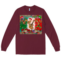 Burgundy mexican skeletons Long Sleeve Tee - CTS Tumbler Store