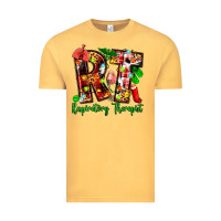 Vintage Mustard christmas respiratory therapist Vintage Tee - Zillion Design Studio