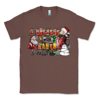 Chestnut I Believe In Santa And Coffee Classic Tee - CowhideDigitalArt