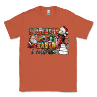 Copper I Believe In Santa And Coffee Classic Tee - CowhideDigitalArt