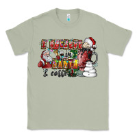 Matcha I Believe In Santa And Coffee Classic Tee - CowhideDigitalArt