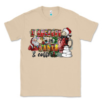 Mushroom I Believe In Santa And Coffee Classic Tee - CowhideDigitalArt