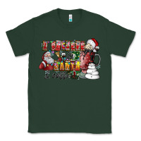 Sports Green I Believe In Santa And Coffee Classic Tee - CowhideDigitalArt