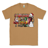 Toasted Coconut I Believe In Santa And Coffee Classic Tee - CowhideDigitalArt