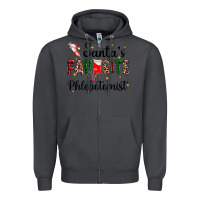 Smoke santas favourite phlebotomist Zipper Hoodie - AdoDesignShop