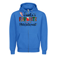 True Royal santas favourite phlebotomist Zipper Hoodie - AdoDesignShop