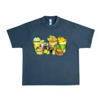 Midnight Navy lemon farm fresh coffee cups Urban Heavy Tee - Zillion Design Studio