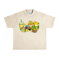 Sandshell lemon farm fresh coffee cups Urban Heavy Tee - Zillion Design Studio