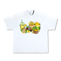 White lemon farm fresh coffee cups Urban Heavy Tee - Zillion Design Studio