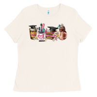Bone senior 2023 graduation coffee cups Ladies Tee - AdoDesignShop