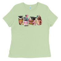 Matcha senior 2023 graduation coffee cups Ladies Tee - AdoDesignShop