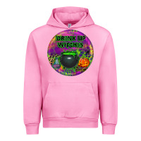 Fuchsia Pink halloween round earrings Urban Hoodie - BundleAndBundleShop