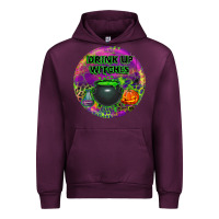 Mauve Wine halloween round earrings Urban Hoodie - BundleAndBundleShop