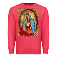 Cardinal our lady of guadalupe frame Premium Sweatshirt - BarkalooDesign