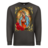 Smoke our lady of guadalupe frame Premium Sweatshirt - BarkalooDesign