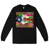 Black mexico and puerto rico Long Sleeve Tee - CTS Tumbler Store