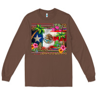 Chestnut mexico and puerto rico Long Sleeve Tee - CTS Tumbler Store