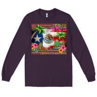 Plum mexico and puerto rico Long Sleeve Tee - CTS Tumbler Store