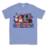 Colony Blue America gnomes 4th of July Classic Tee - CowGirlArtShop
