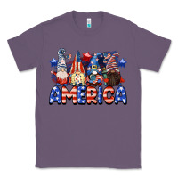 Lavender America gnomes 4th of July Classic Tee - CowGirlArtShop