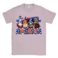 Lilac America gnomes 4th of July Classic Tee - CowGirlArtShop