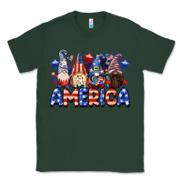 Sports Green America gnomes 4th of July Classic Tee - CowGirlArtShop