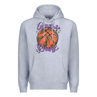 Heather Grey game day Premium Hoodie - MaliasSmallBusiness