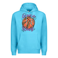 Ocean Blue game day Premium Hoodie - MaliasSmallBusiness