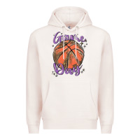 Pale Pink game day Premium Hoodie - MaliasSmallBusiness